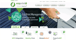 Desktop Screenshot of ecoprintq.com